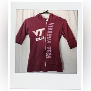 VT Hokies Burgundy Hooded Jacket, Women’s Small